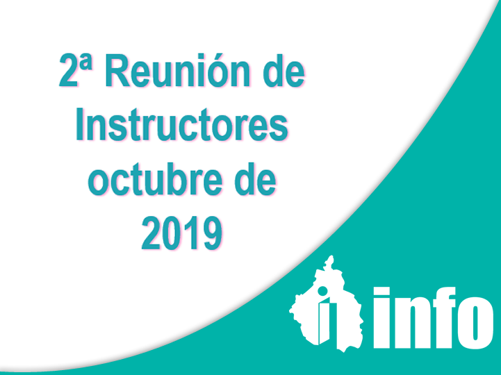 2ª Reunión de Instructores noviembre 2019
